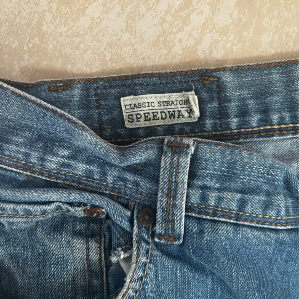Marc Moto jeans. with cool fray bottoms and very nice condition and clean.